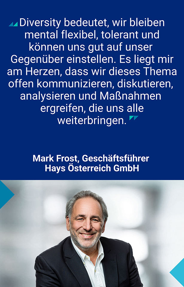 Mark Frost, Geschäftsführer Hays Österreich GmbH Mark Frost, Geschäftsführer Hays Österreich GmbH